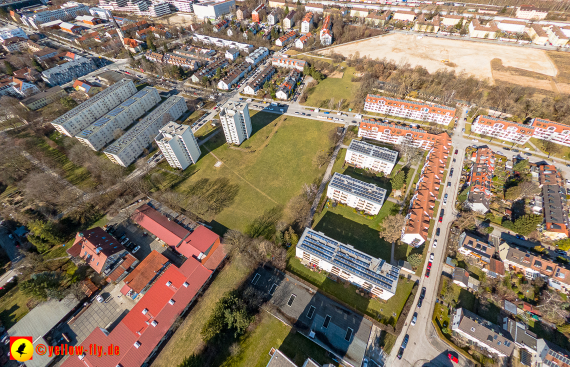 20.02.2023 - der Hachinger Bach zwischen Berg am Laim und Neuperlach